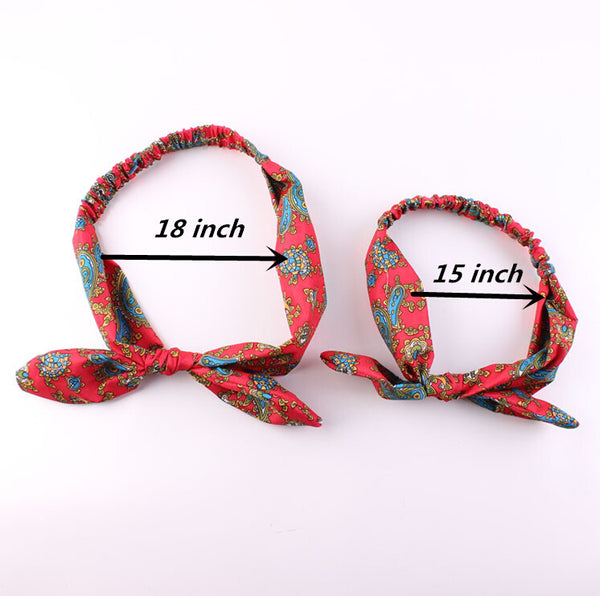Mommy & Baby Hair Band Bow Knot Accessories