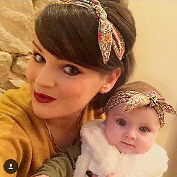 Mommy & Baby Hair Band Bow Knot Accessories