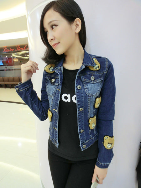 Seasonal Denim Coat Jackets