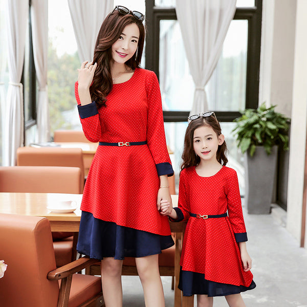 Stunning Set Of Dress For Mother & Daughter