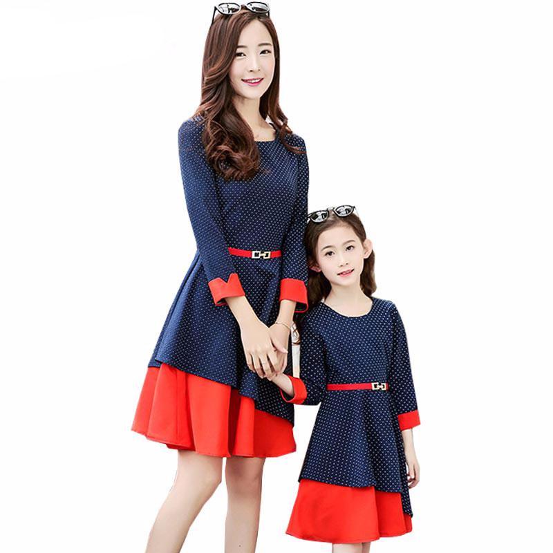 Stunning Set Of Dress For Mother & Daughter