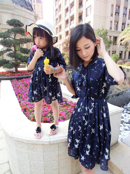 Summer Style Mother & Daughter Casual Dress