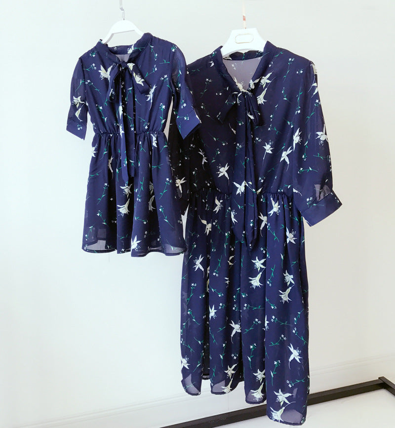 Summer Style Mother & Daughter Casual Dress