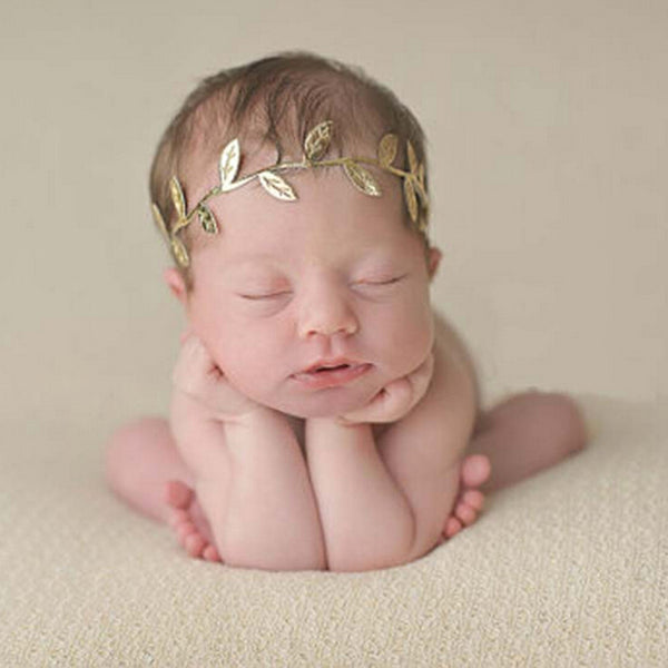 Gold Leaf Headband Set