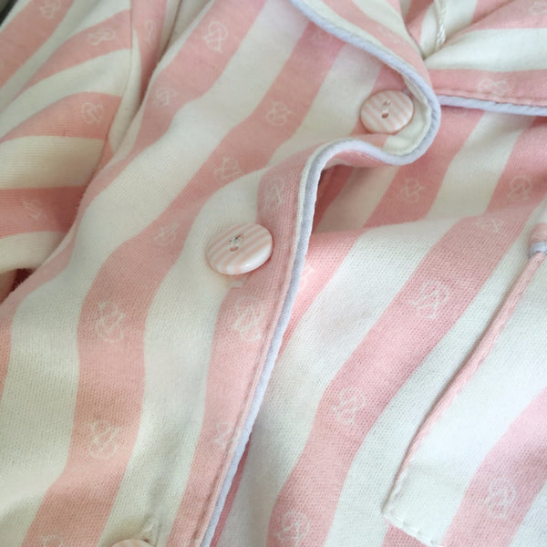 Striped Cotton Pajama Set