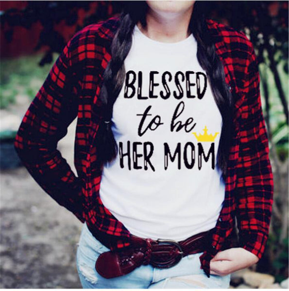 Lovely Quote-Print Shirts