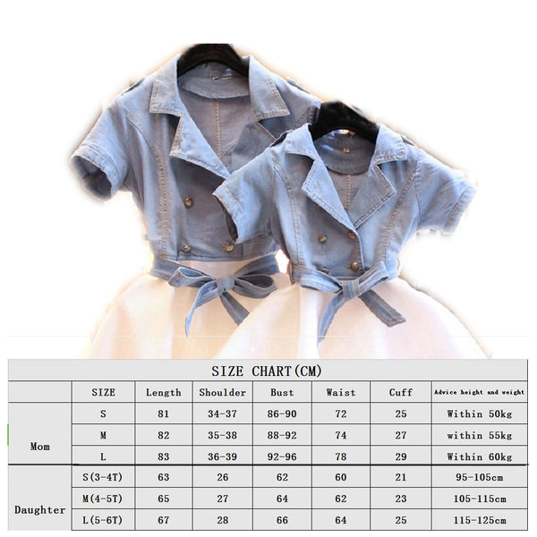 Summer Short Sleeved Family Dress