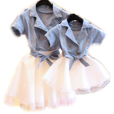 Summer Short Sleeved Family Dress