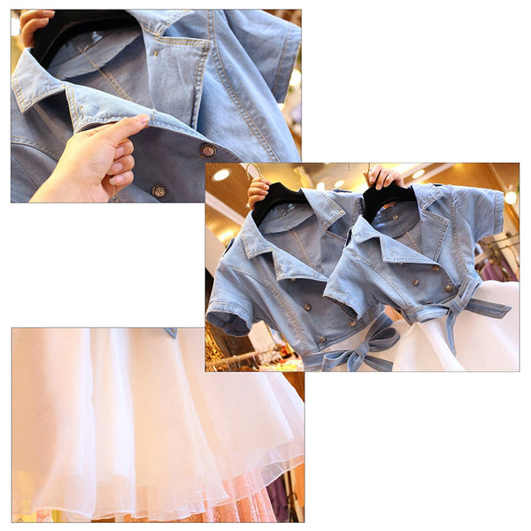 Summer Short Sleeved Family Dress