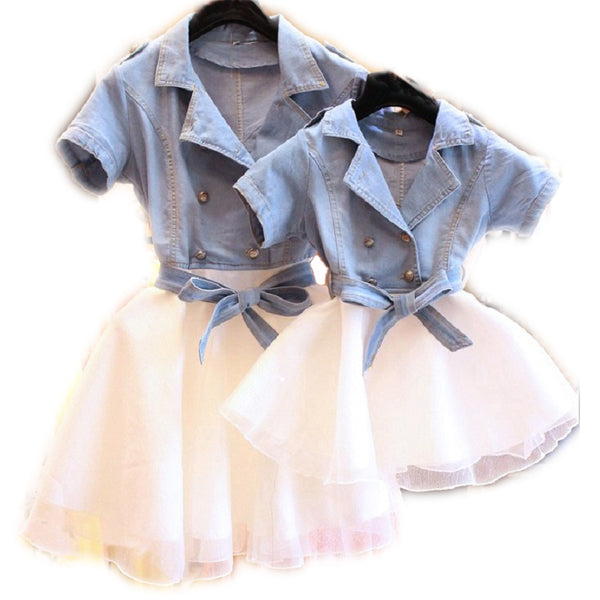 Summer Short Sleeved Family Dress