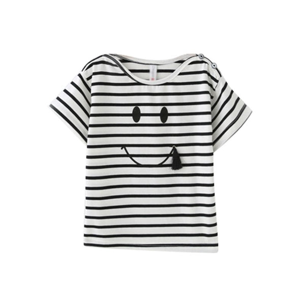Striped Smiley Face Matching Shirts