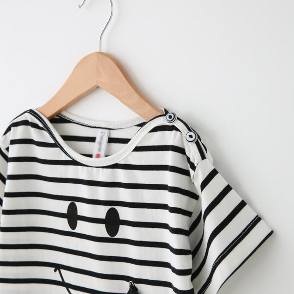 Striped Smiley Face Matching Shirts