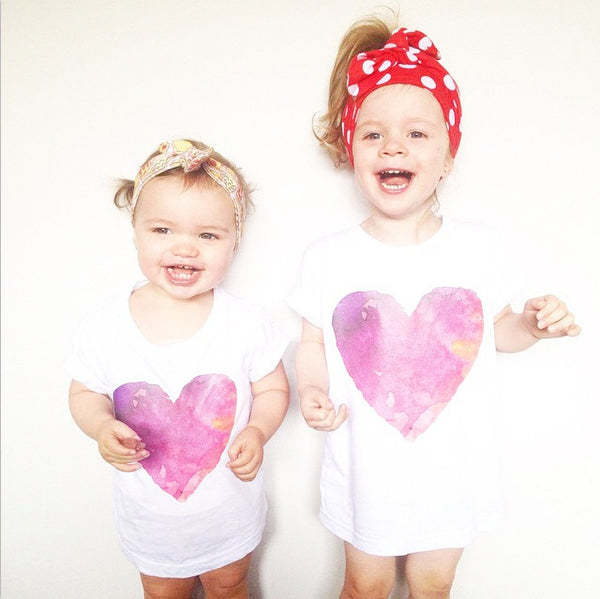 Printed Heart Shaped T-shirts