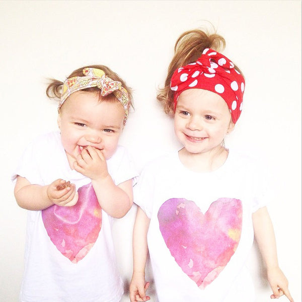 Printed Heart Shaped T-shirts