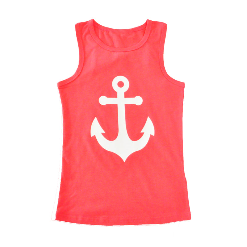 Printed Anchor Tank Top