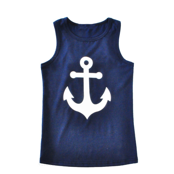 Printed Anchor Tank Top