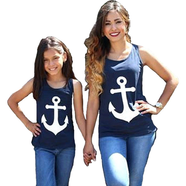 Printed Anchor Tank Top
