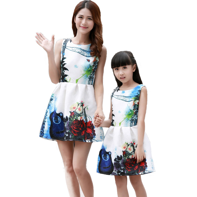 Retro & Butterfly Printed Dress