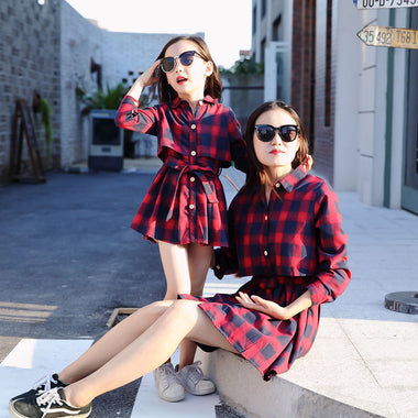 Spring Cotton Mother And Daughter Oufits
