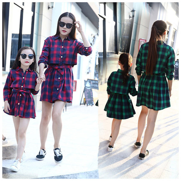Spring Cotton Mother And Daughter Oufits
