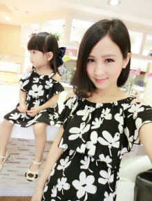 Fashion Floral Dress Set