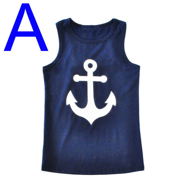 Printed Anchor Tank Top
