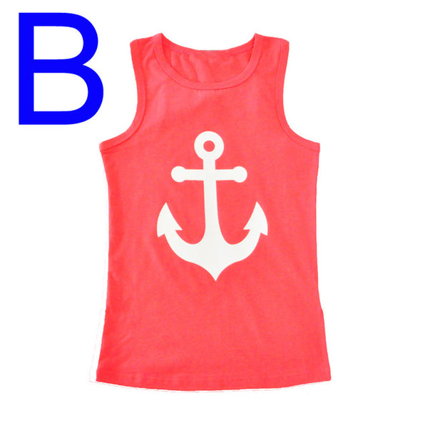 Printed Anchor Tank Top