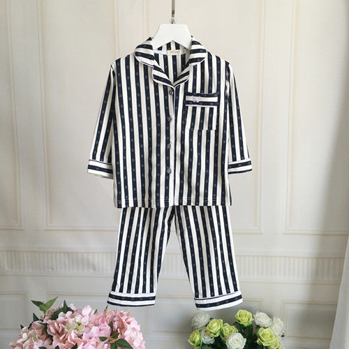 Striped Cotton Pajama Set