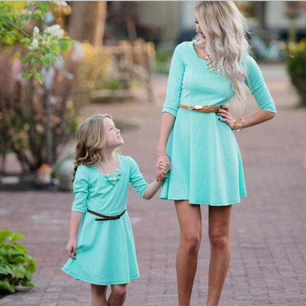 Mom & Daughter Casual Terno Dress