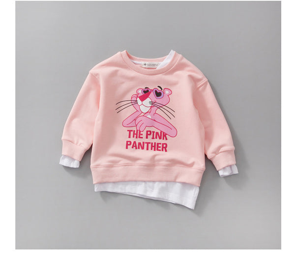 Adorable Pink Panther Theme Sweater