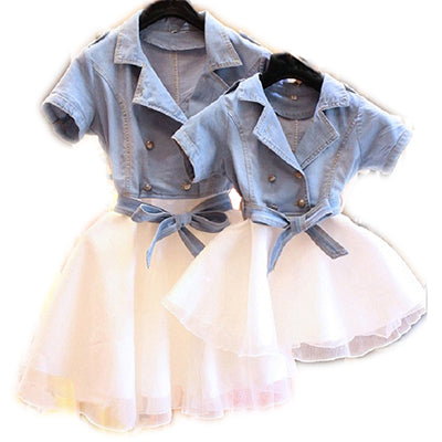 Summer Short Sleeved Family Dress